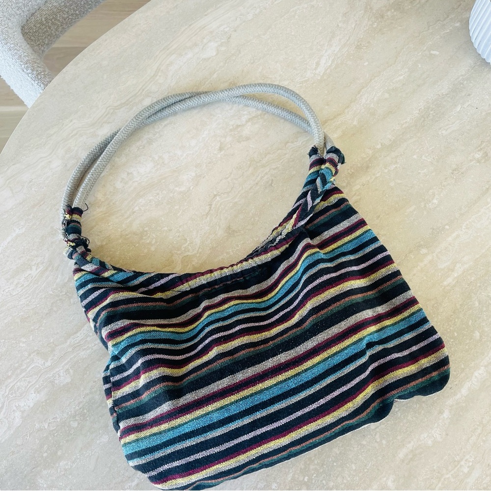 100% Cotton Knit Boho Satchel Beach Bag